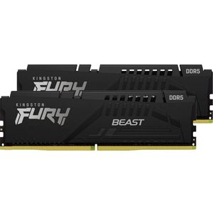 Memorija KINGSTON FURY BEAST KF552C40BBK2/64 64GB(2x32GB)/DIMM/DDR5/5200MT/s/crna