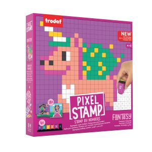 Trodat Pixel Stamp, edukativna igra sa pečatima, fantasie