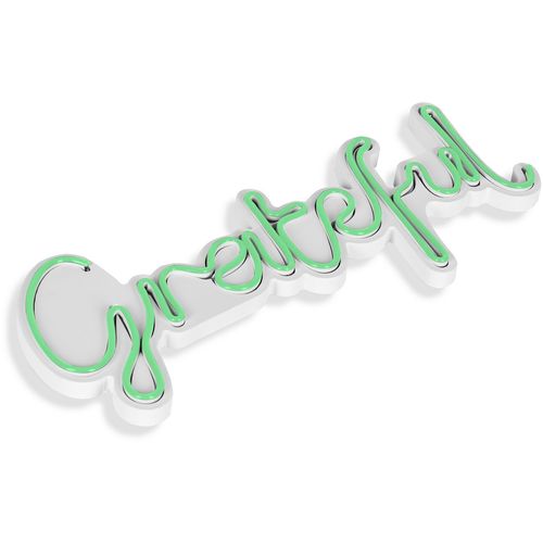 Wallity Ukrasna plastična LED rasvjeta, Grateful - Green slika 14