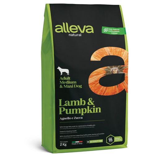 Alleva Natural Dog Adult Lamb &amp; Pumpkin Medium/Maxi 2 kg slika 1