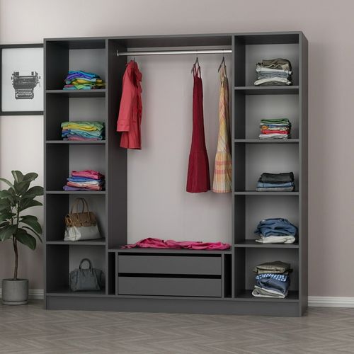 Kale - 6651 Anthracite
Black Wardrobe slika 6