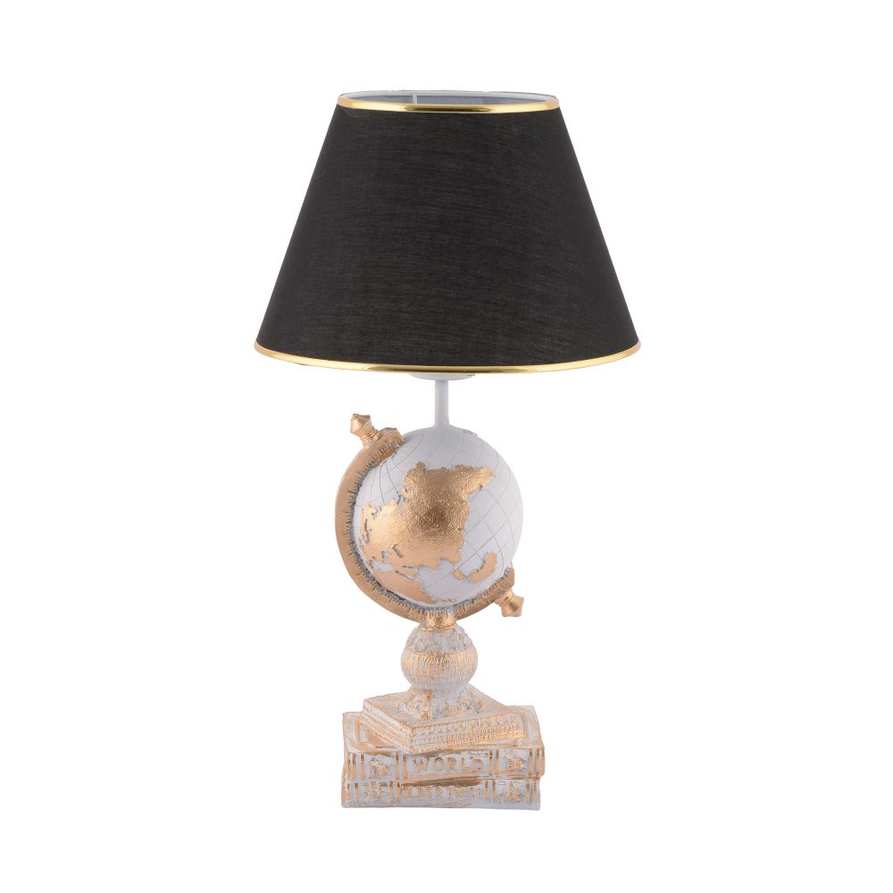 Lampa za sto World - Crna, Bijela i Zlatna slika 3