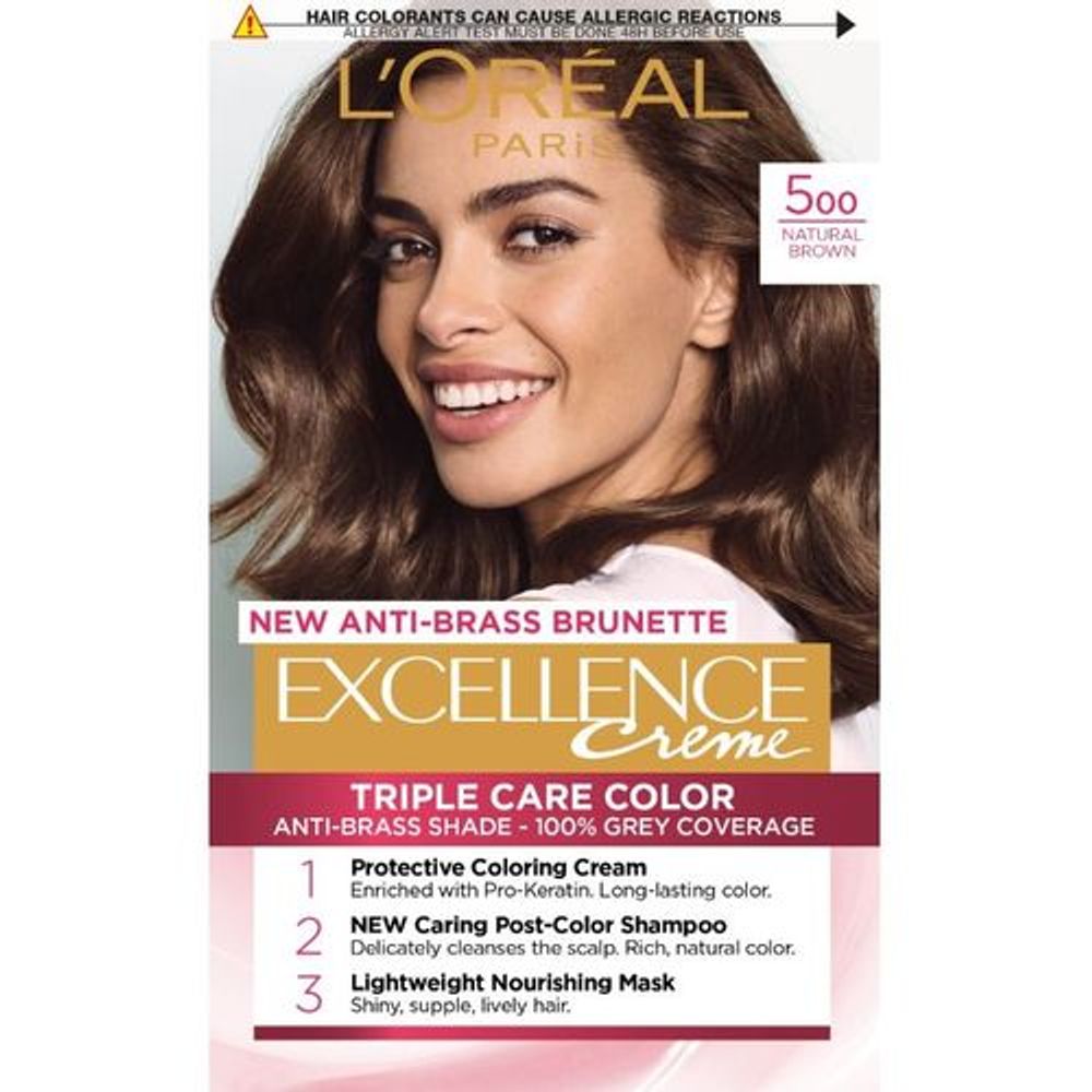 L'Oréal Paris Excellence Creme Farba za kosu 500 Natural Brown slika 1