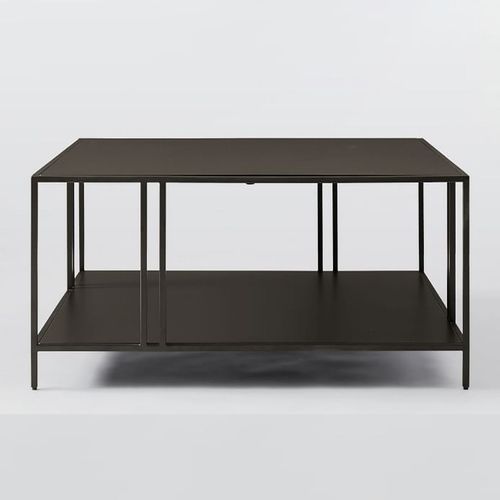 Uranüs - Black Chipboard Black Coffee Table slika 2