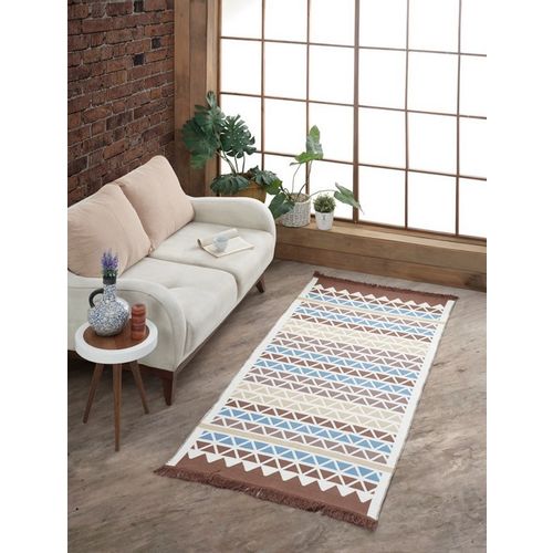 Tepih staza ESTRELLA 60x90 2115-B - Autunno Beige Turquoise 023735 slika 1