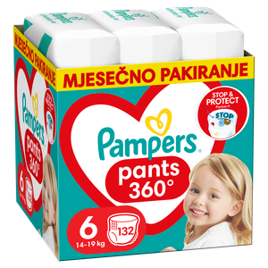 Pampers Pants Pelene-gaćice, XXL Mjesečno pakiranje