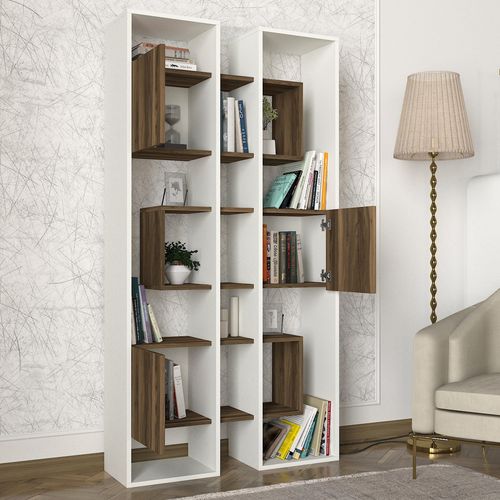 Leonda - White, Walnut White
Walnut Bookshelf slika 3