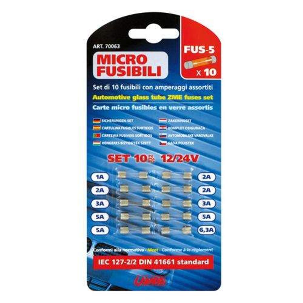 Mini Stakleni Osigurači - 10 Komada slika 1