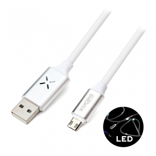 Data kabl KUCIPA K257 micro USB 1m beli slika 1