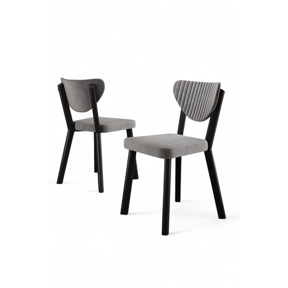 Set Stolica (4 Komada) Arfe - Boje: Siva, Crna, Siva-Crna slika 2