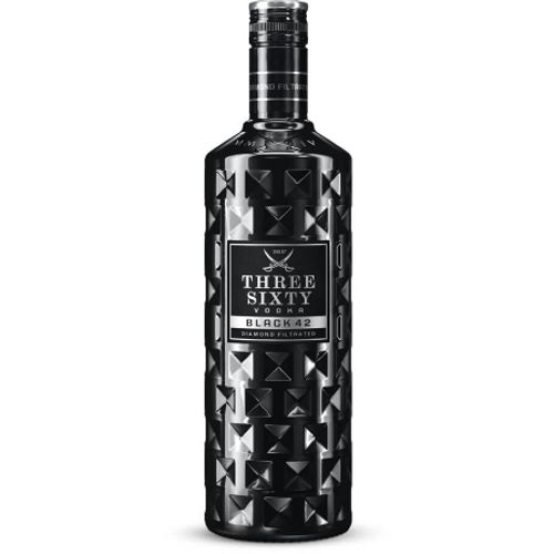 Three Sixty vodka Black 0,7l slika 1