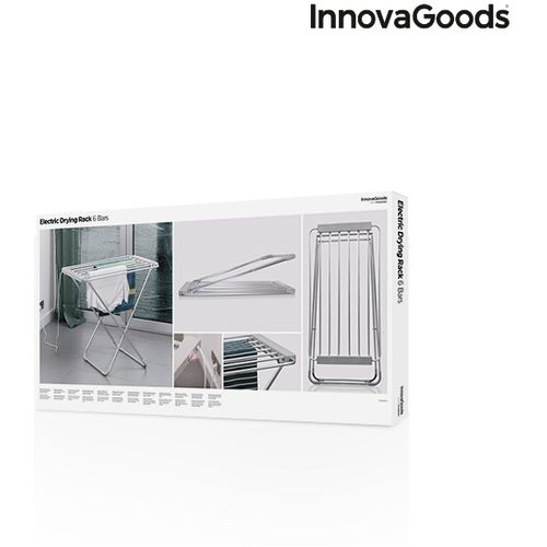 InnovaGoods sklopivi električni stalak za sušenje odjeće 100W Sivi  51x110x4cm slika 8