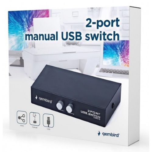 DSU-21 Gembird 2 port manual USB switch slika 4