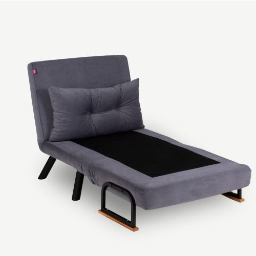 Atelier Del Sofa Fotelja na razvlačenje SANDO sivi, Sando Single - Grey slika 3