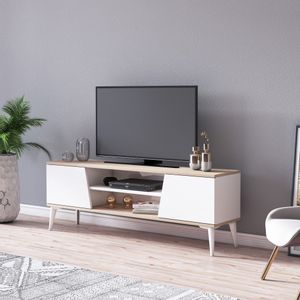 Woody Fashion Stalak za televizor, Marelli - Oak, White