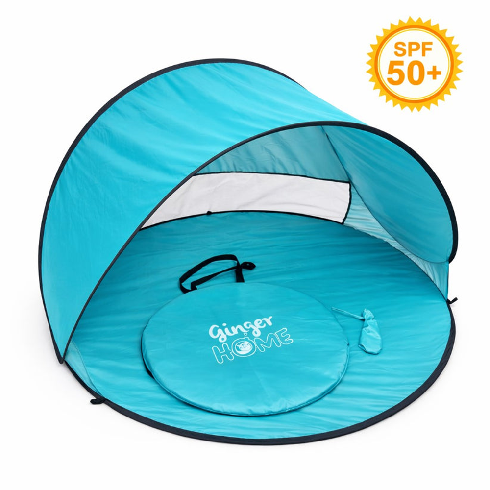 Kinder Home Dječiji sklopivi šator sa UV zaštitom 50+ SPF, 150×150×90cm slika 1