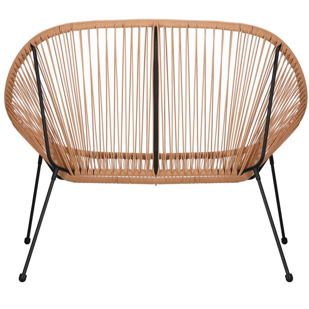 Vrtna sofa, smeđa 114 x 82 x 87 cm slika 6