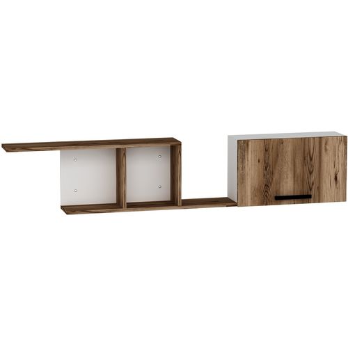 Newra - Light Walnut, White Light Walnut
White Wall Shelf slika 4