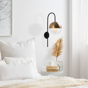 Bastos - 3055 Crna Vintage Zidna Lampa