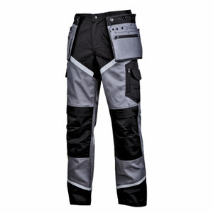 LAHTI PRO hlače s refl. trakama, crno-sive, "m", ce, l4051602