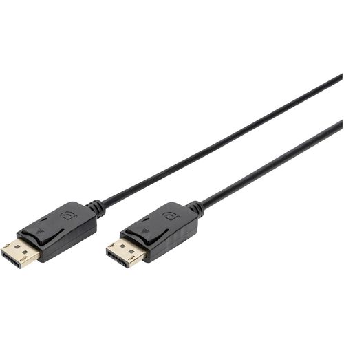 Digitus DisplayPort priključni kabel DisplayPort utikač, DisplayPort utikač 3.00 m crna AK-340103-030-S  DisplayPort kabel slika 2
