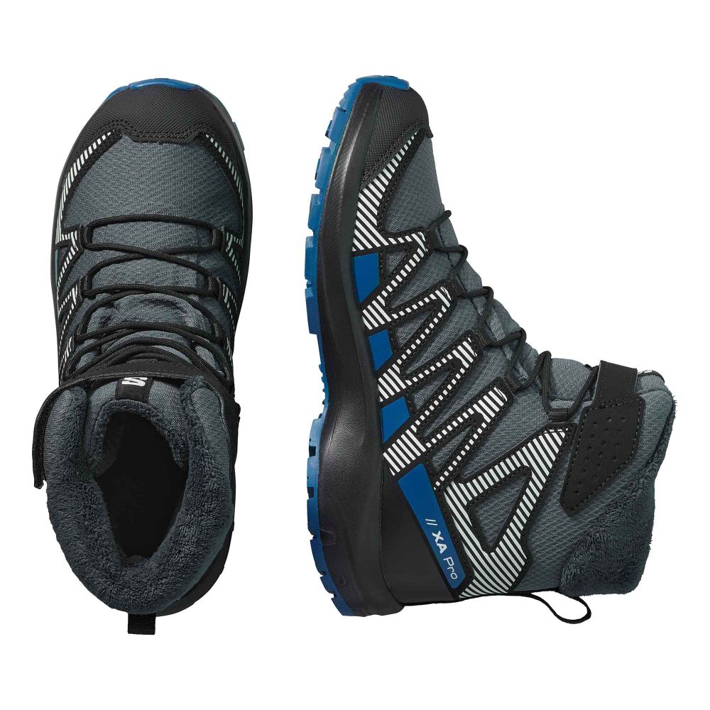 Salomon Dječije gležnjerice XA Pro V8 GTX Waterproof, Turbulence/ Black/Dark Blue slika 5