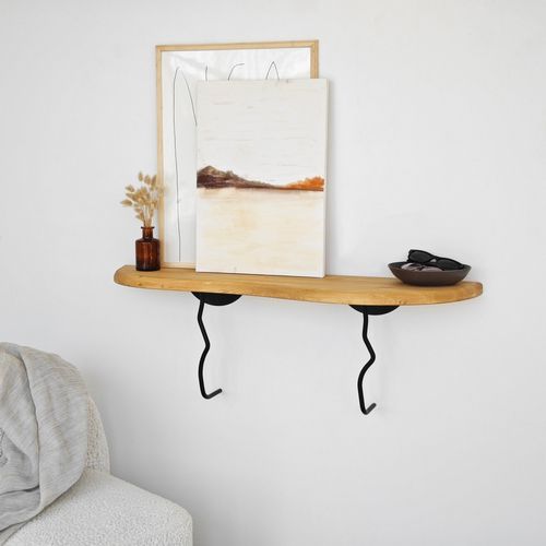 Edera - Black, Oak Black
Oak Wall Shelf slika 2