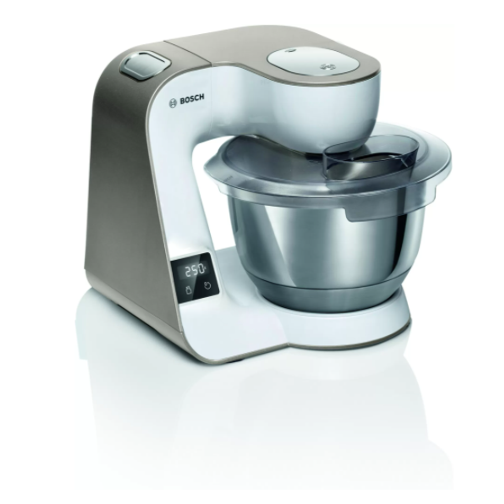 BOSCH kuhinjski aparat MUM 5 BIJELA-ŠAMPANJAC, 1000W,3.9L, 7 Brzina, Integrisana vaga, SL slika 1