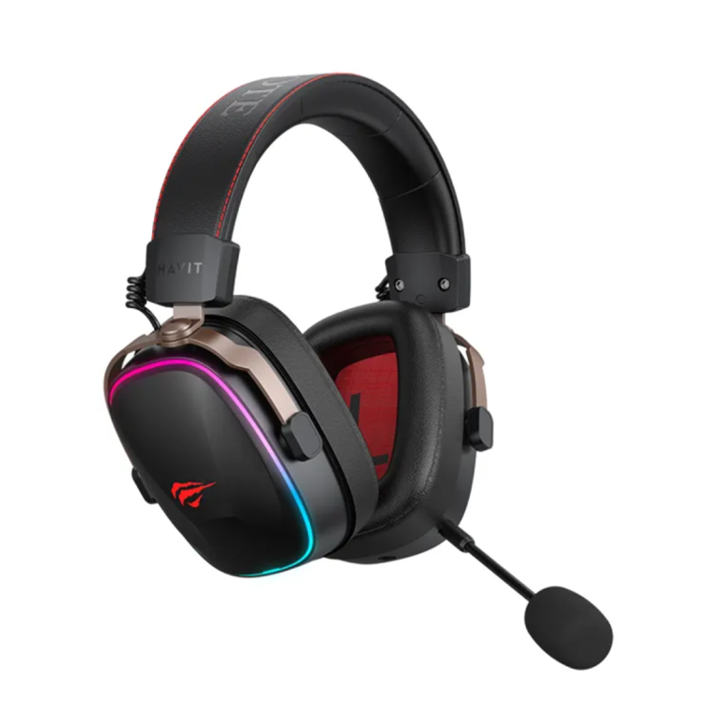 Havit Gamenote RGB LED bežične slušalice s mikrofonom HV-H2039BG slika 2