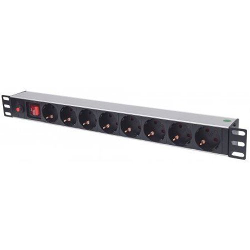 Intellinet PDU letva 19" 1U Rackmount 8-Output, 3m, Black 713986 slika 1