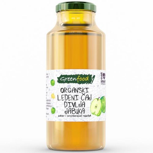 Greenfood Ledeni Čaj Eko Jabuka 250ml slika 1