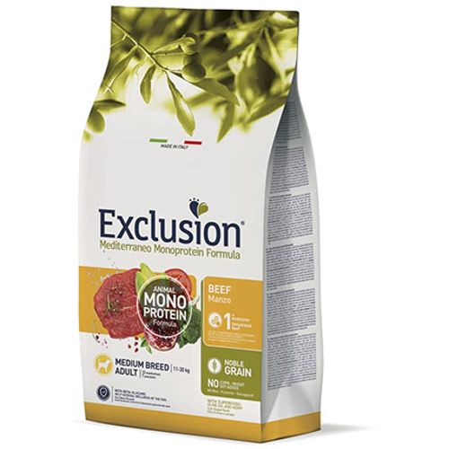 Exclusion Mediterraneo Monoprotein Adult Medium Govedina 12 kg slika 1