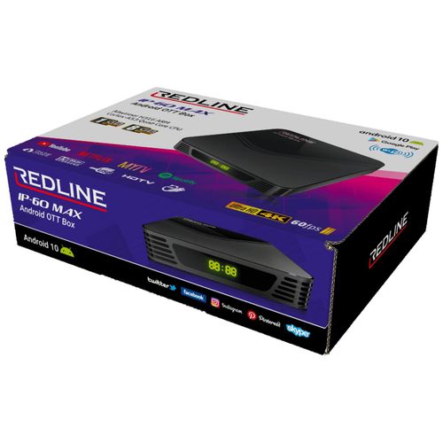 REDLINE Prijemnik IPTV@Android, 4K, 1 / 8 GB, USB, WiFi - IP-60 Max slika 2