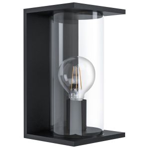 Eglo Cascinetta Vanjska Zidna Lampa - E27, 40W, IP54, Pocinčani Čelik/Staklo, Crna