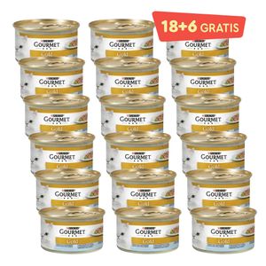 Gourmet Gold morska riba/špinat 85 g (18 + 6 BONUS)