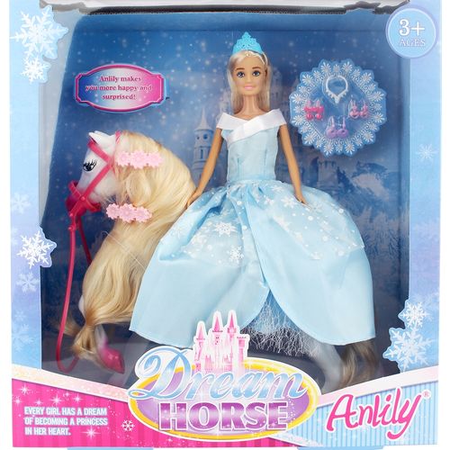 MASEN TOYS snježna princeza s konjem 63083 slika 1