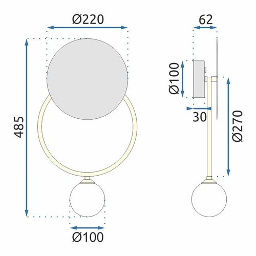 TOOLIGHT ZIDNA svjetiljka APP923-1W slika 11