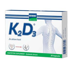 K2D3 CPS A 20 - Vitamin D i K za Zdravlje Kostiju