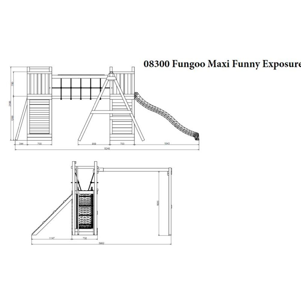 Fungoo Set MAXI FUNNY EXPOSURE - Drveno dječije igralište slika 7