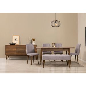 Vina 03 0701 - Set za Trpezariju od Oraha (7 Komada)