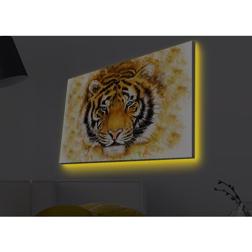 Wallity Slika dekorativna platno sa LED rasvjetom, 4570MDACT-022 slika 1
