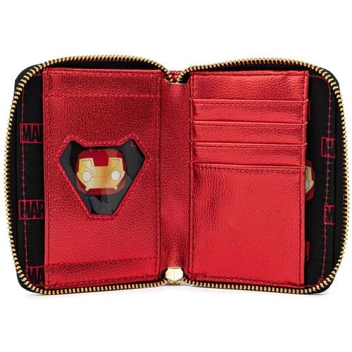 Loungefly Marvel Ironman Head Zip Around novčanik slika 4