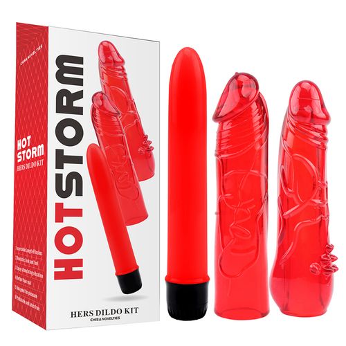 Crveni Erotski Set Hers Dildo Kit slika 1