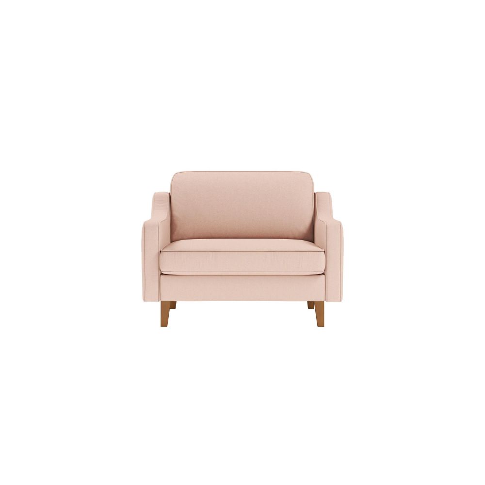 Fotelja Robin Loveseat - boje: losos i orah slika 2