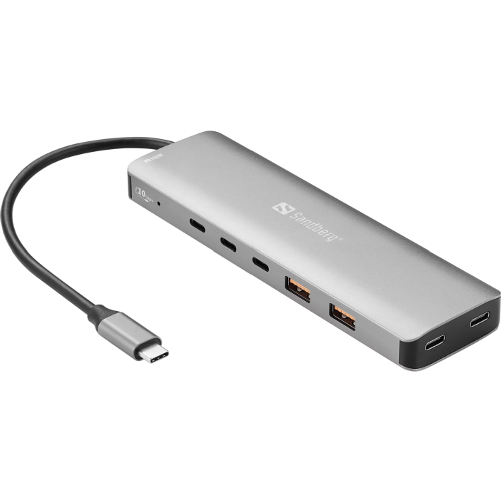 Sandberg USB-C to 5xUSB-C + 2xUSB-A 100W priklopna postaja slika 1