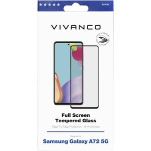 Vivanco  2,5D Full Screen  zaštitno staklo zaslona  Galaxy A72 5G  1 St.  62436