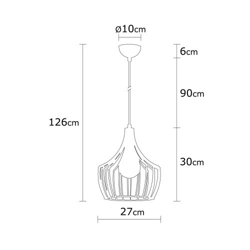 Opviq Luster, 525NOR1596 slika 9