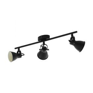 Eglo Seras 2 spot/3, led, gu10, 3x3,3w, 3x240lm, crna/čelik 