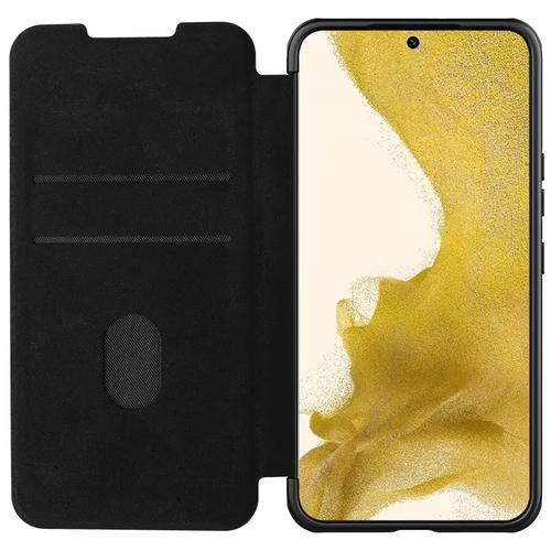 Futrola Nillkin Qin Pro (plain leather) za Samsung S911B Galaxy S23 crna slika 5