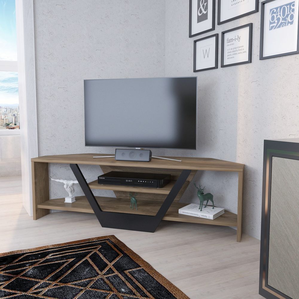 Sares - Crni TV Stalak od Oraha slika 3